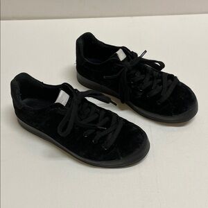 Rag & Bone Black Velvet Sneakers